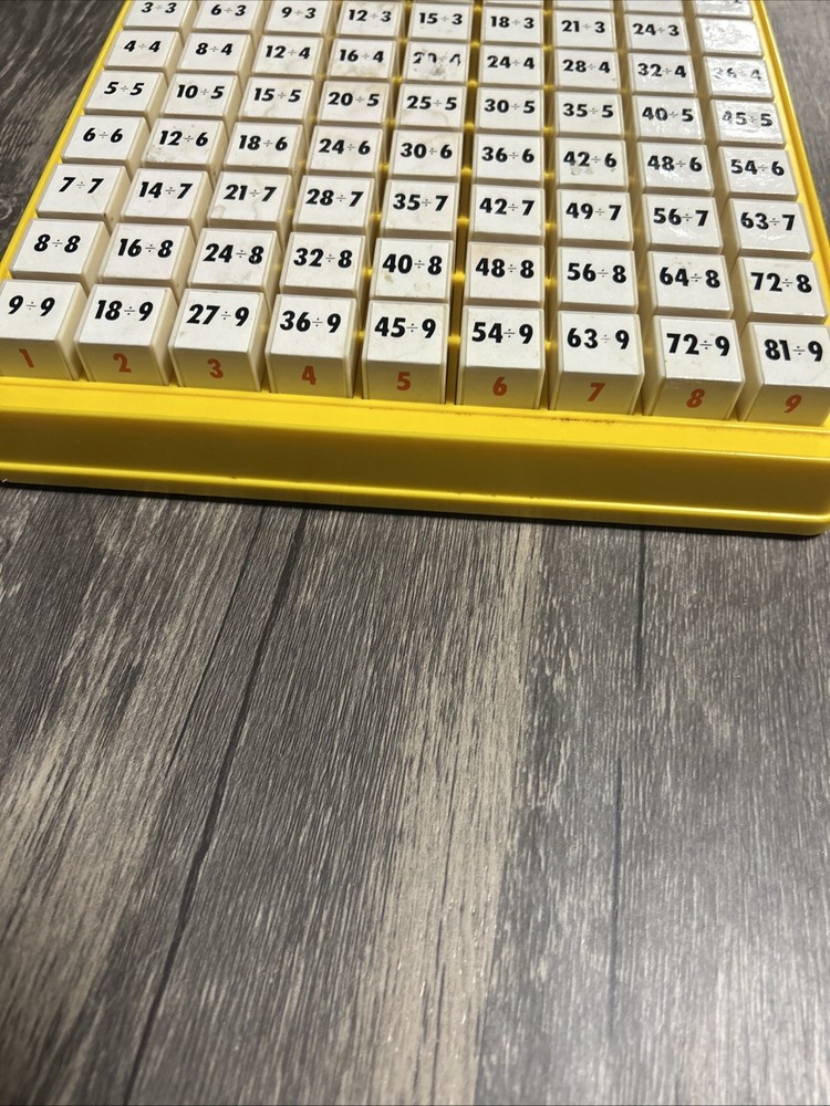 Lakeshore DIVISION MACHINE Teaching Math School Learning Toy Yellow