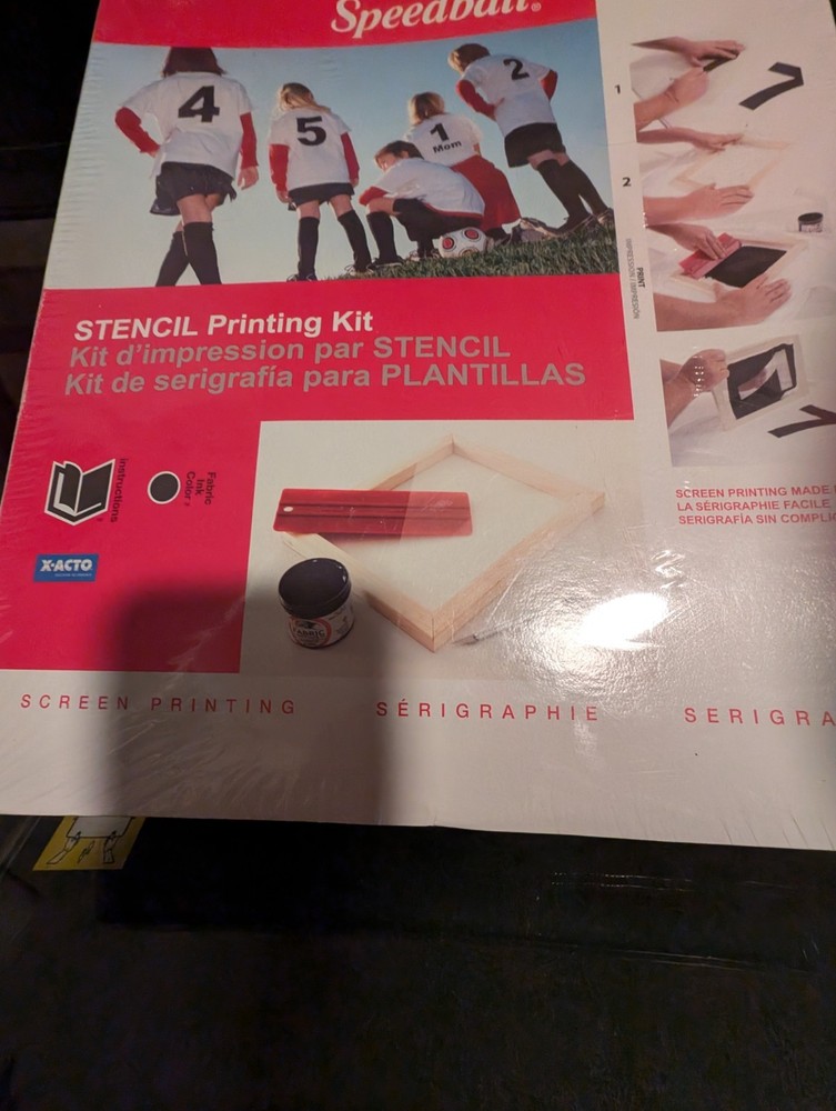 Speedball Basic Fabric Screen Printing Super Value Kit New