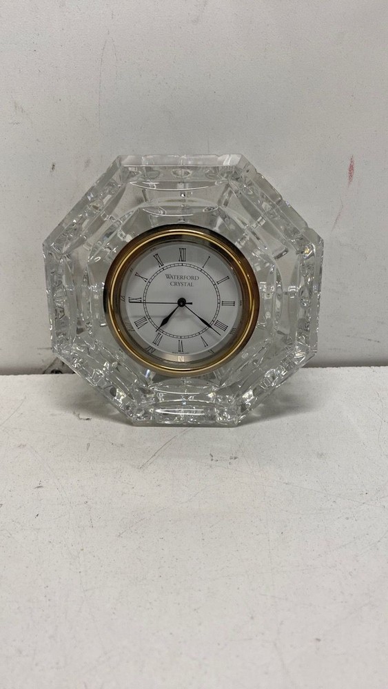 Waterford Crystal Octagonal Desk Clock