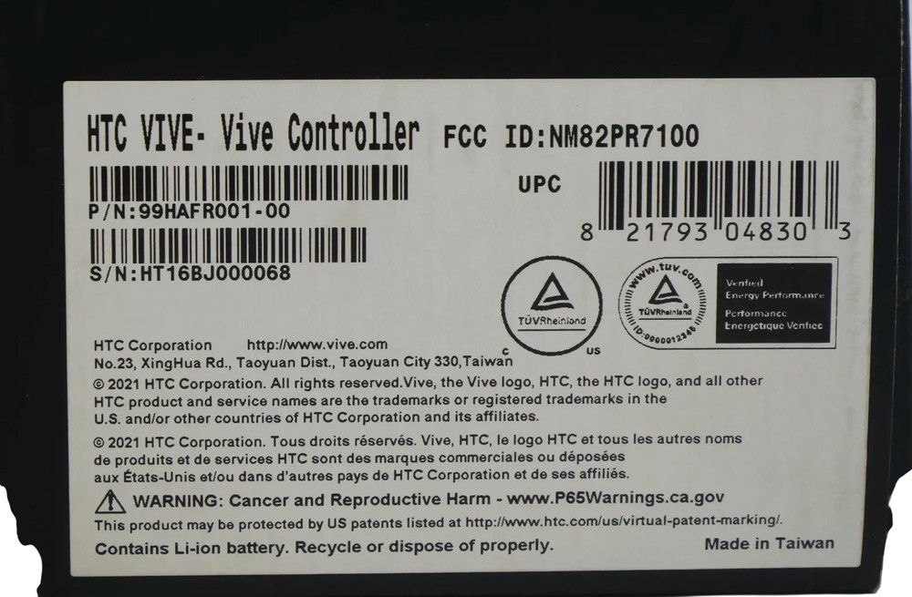 HTC Controller for Vive Virtual Reality - Free Shipping