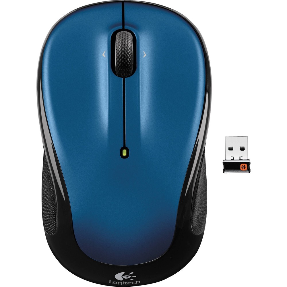 Logitech - M325 Wireless Optical Compact Mouse with Unifying receive - Blue