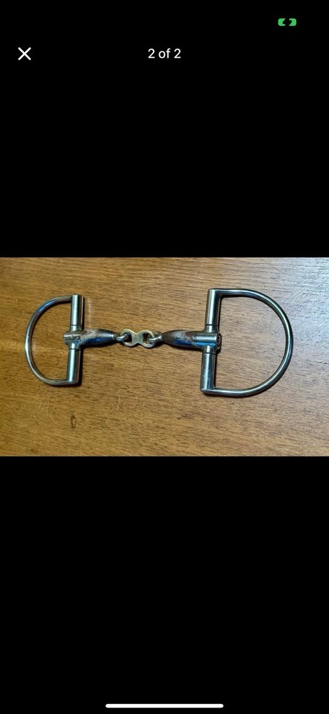 Trust Equestrian Dee Double Jointed Snaffle
