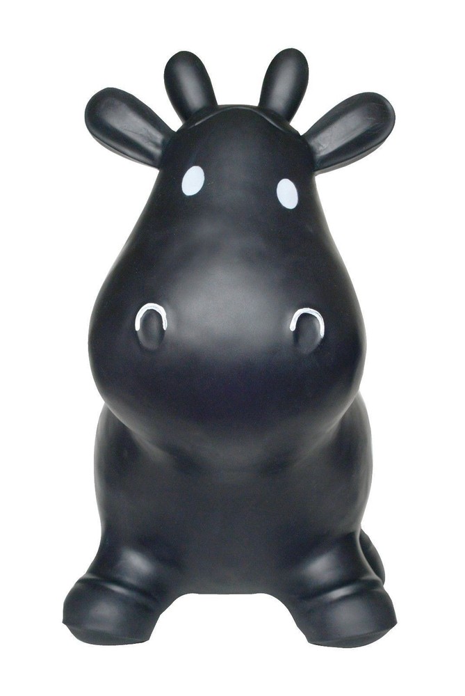 Black Cow Bouncy Hopper Toy