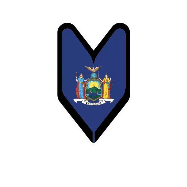 New York Driver Badge Sticker