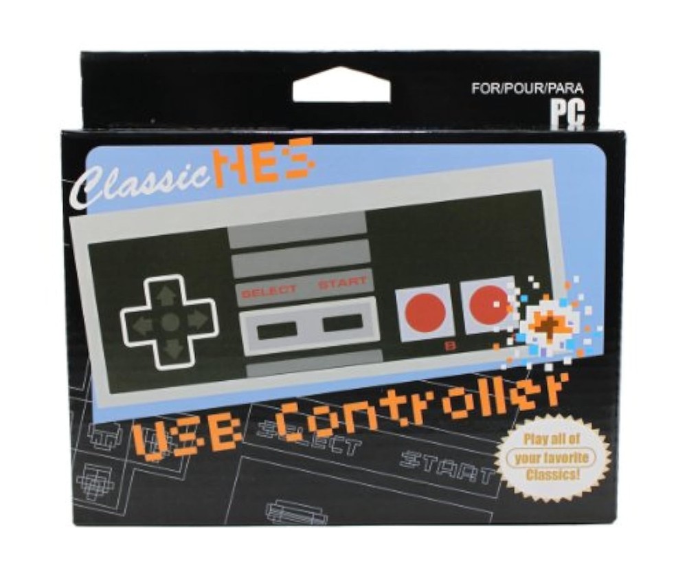 Classic USB Nintendo NES Controller For PC Gamepad Mint