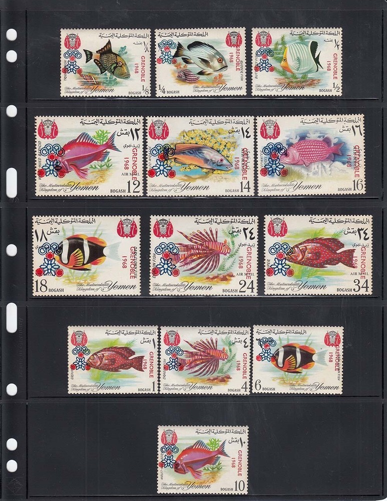 Lighthouse Vario Pages 5S 5 Rows Archival Stamp Sheets 5 Black Double Sided New