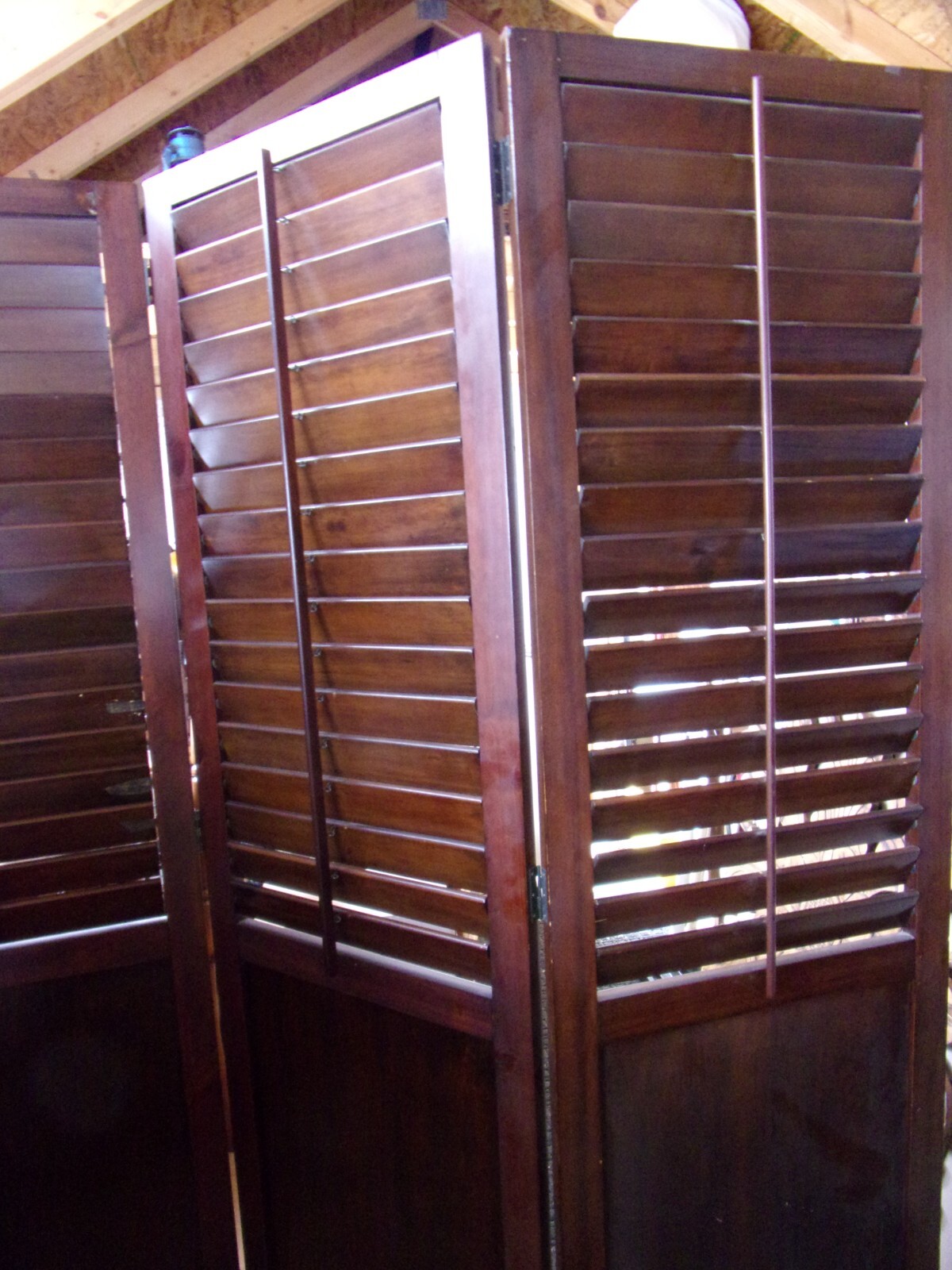 Rare Vintage Pier One Imports Solid Wood Room Divider - LOCAL PICKUP ONLY