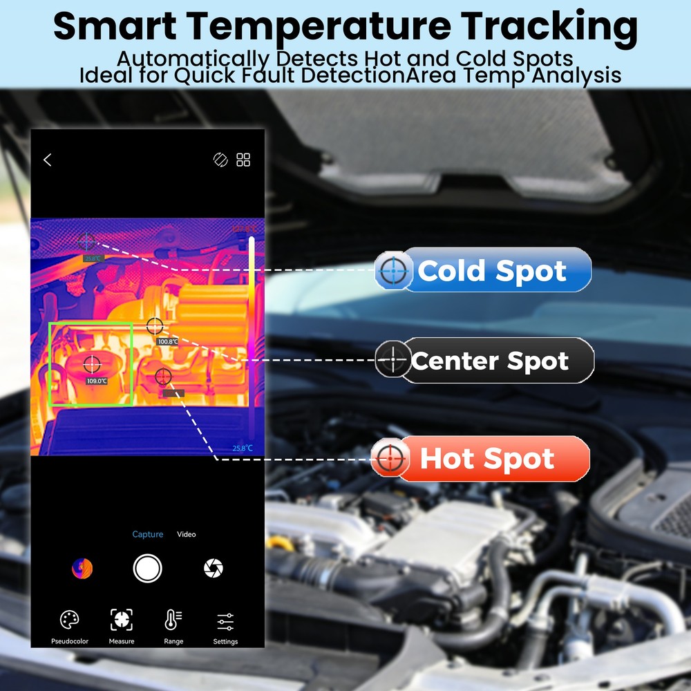 Plug in Play Infrared Thermal Camera 240*240 TISR Resolution for Android