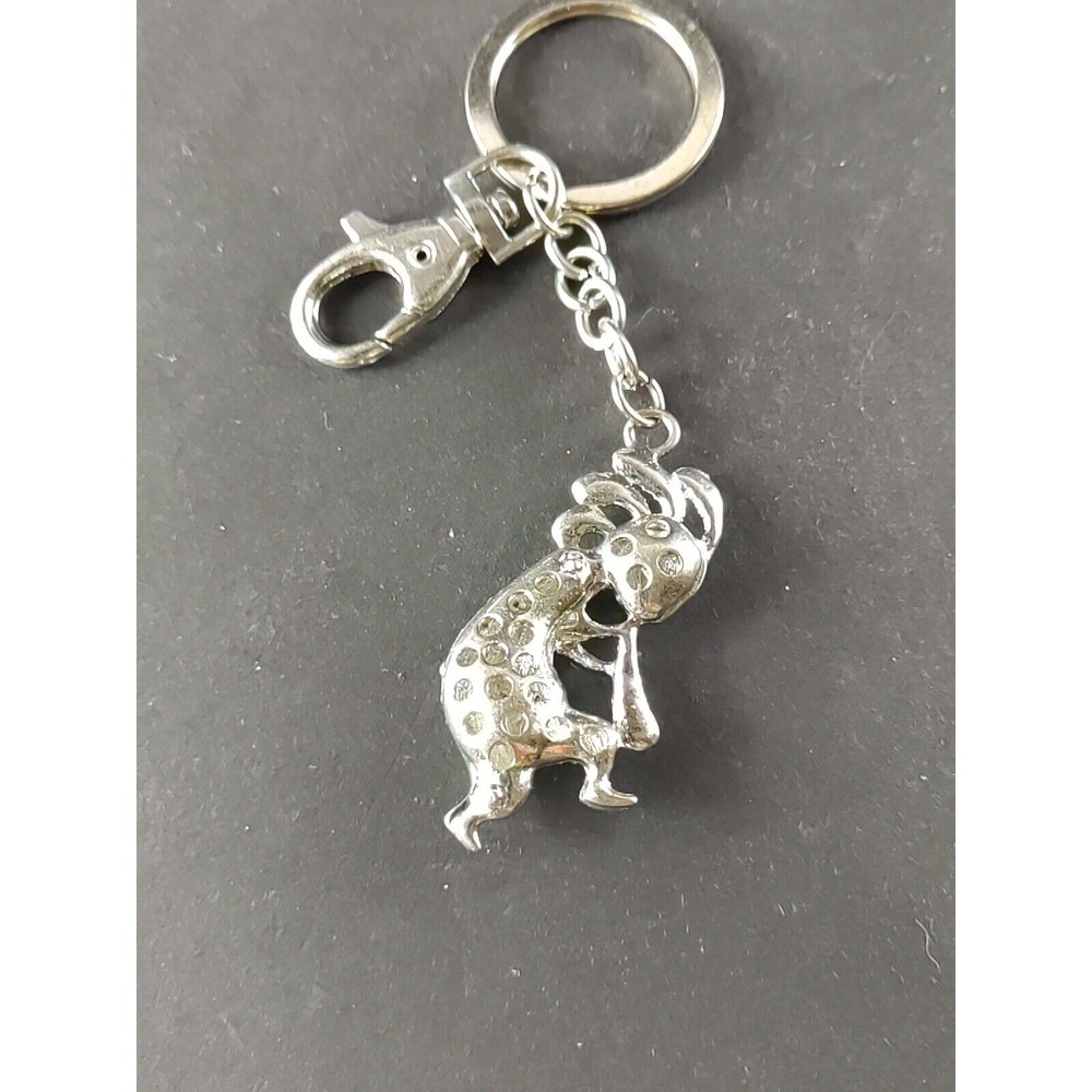 Katchina Doll Rhinestone Keychain Flute