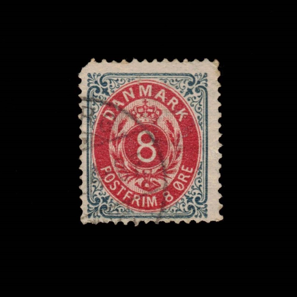 Denmark, Scott 28, Numeral, 1875-1879, used