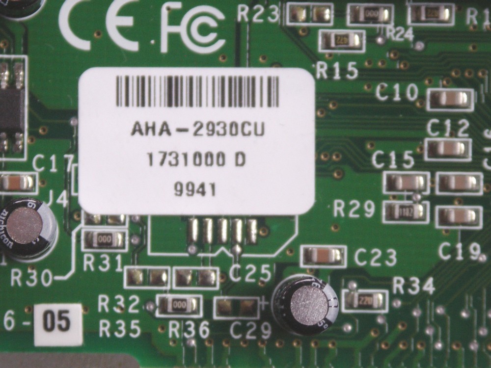 Adaptec AHA-2930CU PCI SCSI Controller Adapter 50 pin