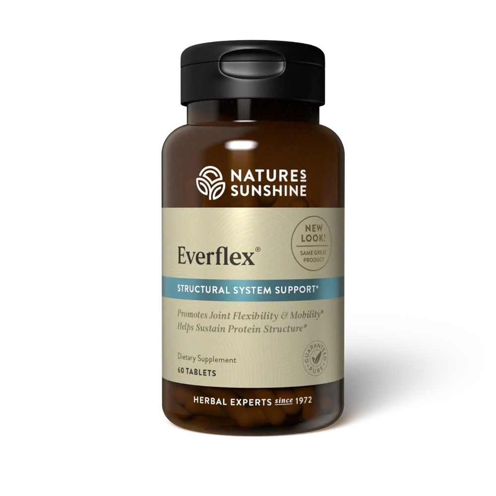 NATURE'S SUNSHINE EverFlex w/ Hyaluronic Acid - Structural system support (60CT)
