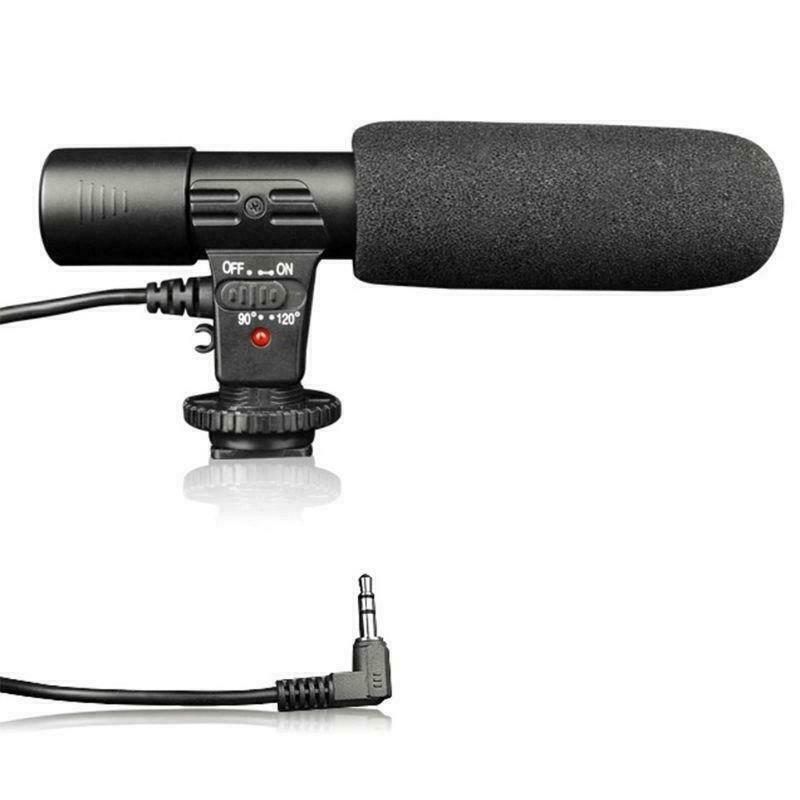 Mic-01 Professional External Stereo Digital Vlog HD Video Camera Microphone Mic