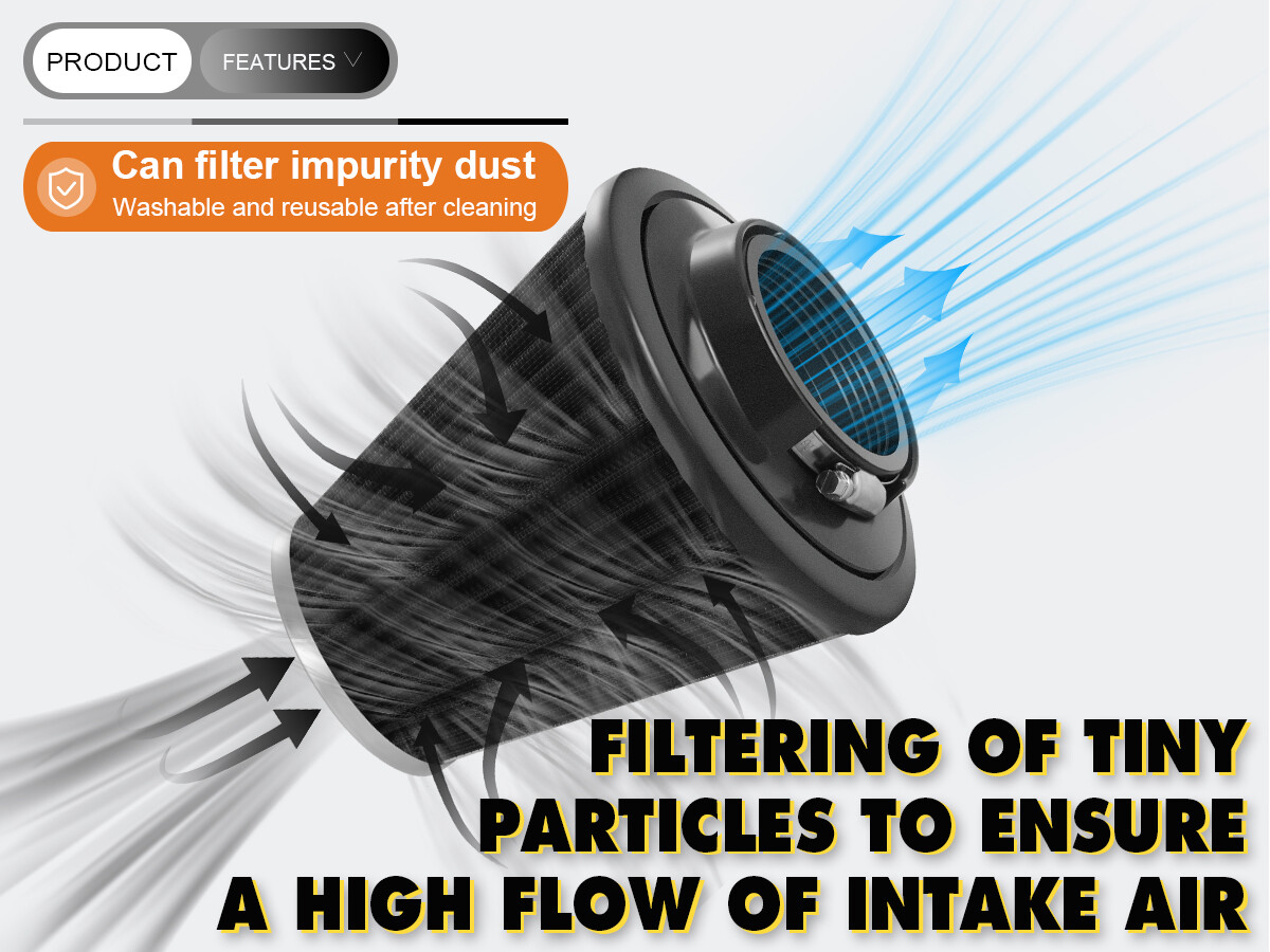 Cone Air Cleaner For Harley Big Twin Softail Fat Boy 99-15 Touring FLHX 00-07