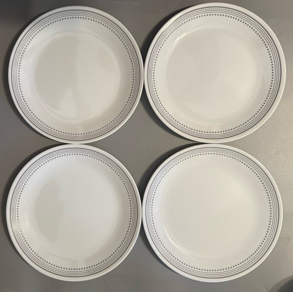 Corelle Mystic Gray 12 pc Dinnerware Set Service for 4.