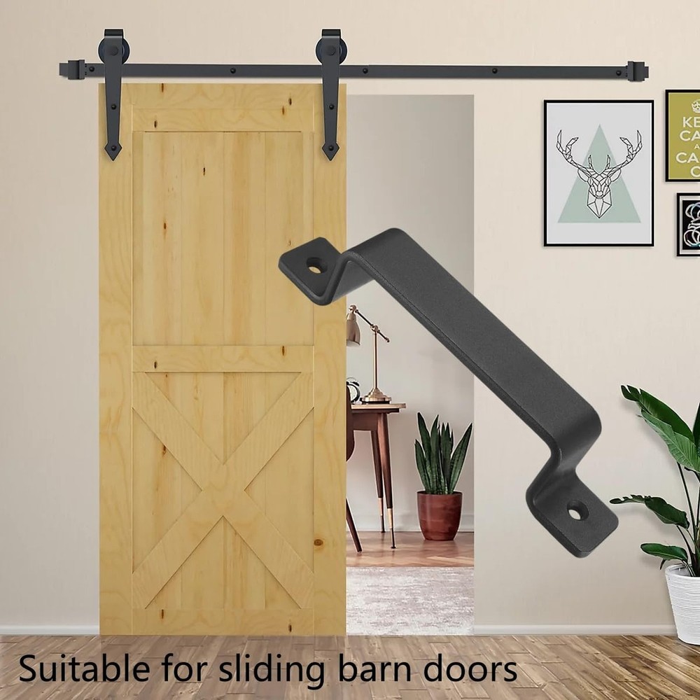 Door Handles 2 Pack Sliding Entry Door Handle 7.4" Length Rustic Front Pulls ...