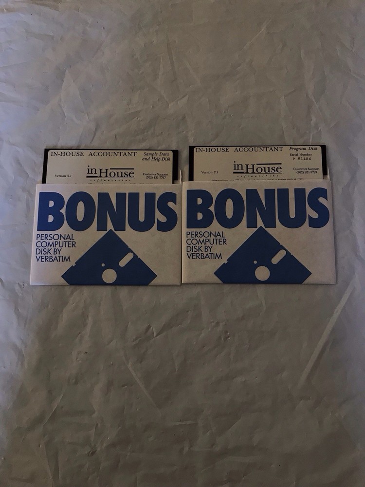 In House Accountant Floppy Diskettes
