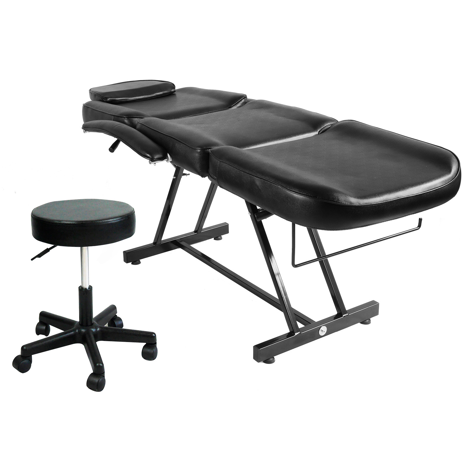 Tattoo Massage Bed Beauty Barber Chair Adjustable Hydraulic Stool Facial Salon