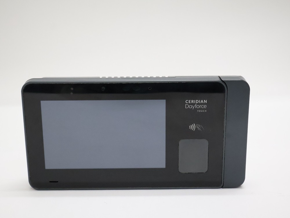 Ceridian Dayforce Touch 24V/0.75A Time Clock with Adapter & Wall Mount Bracket