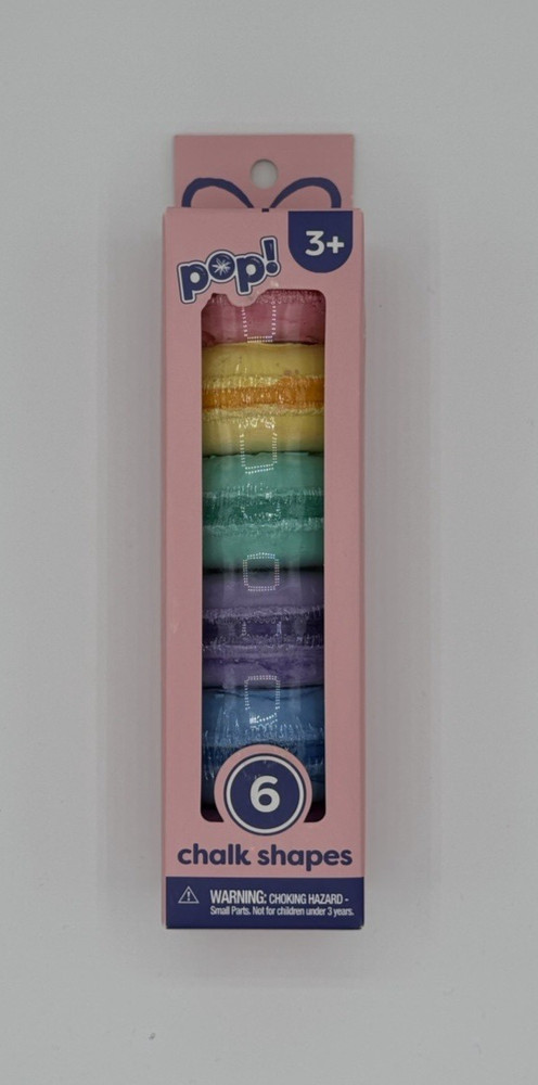 Pop! Macaroon Chalk Shapes Sidewalk Chalk