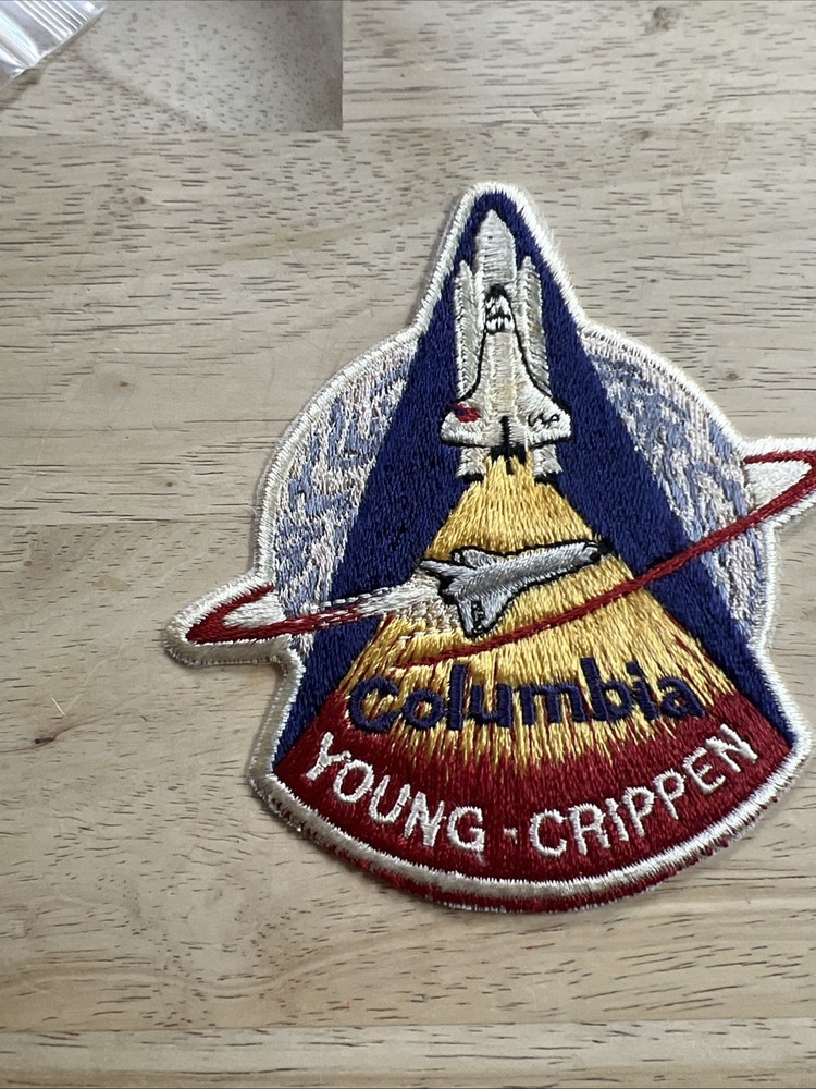 SPACE SHUTTLE COLUMBIA STS-1 Commemorative Sew-On Patch