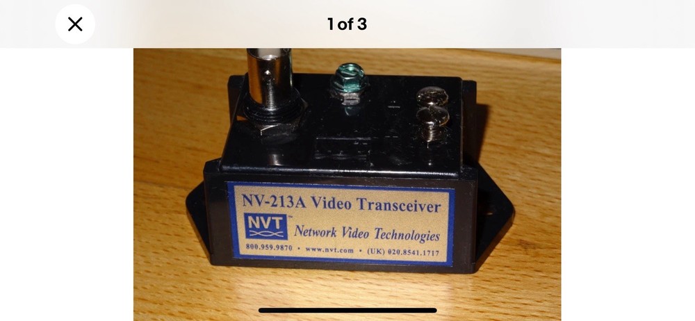 NVT Model NV-213A Video Transceiver