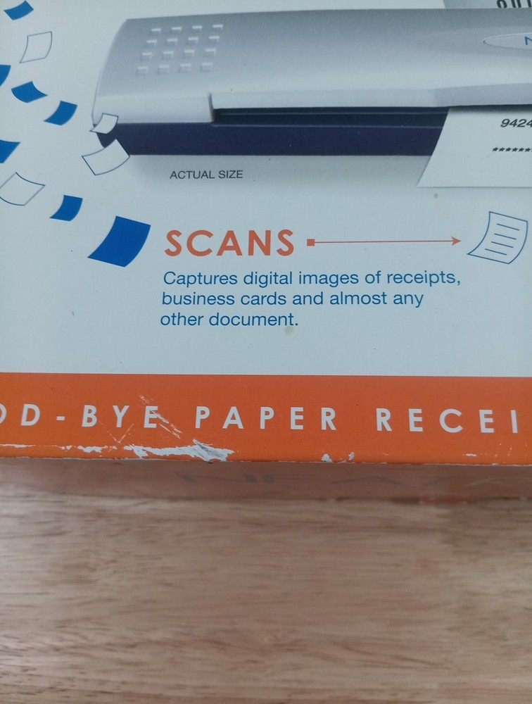 Neat Receipts Scanalizer Mobile Doc Scanner Digital Filing System New