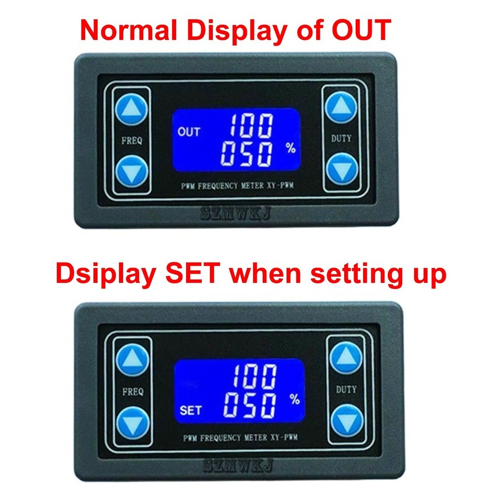 PWM Pulse Frequency Duty Cycle Square Wave Signal Generator Adjustable Module CL