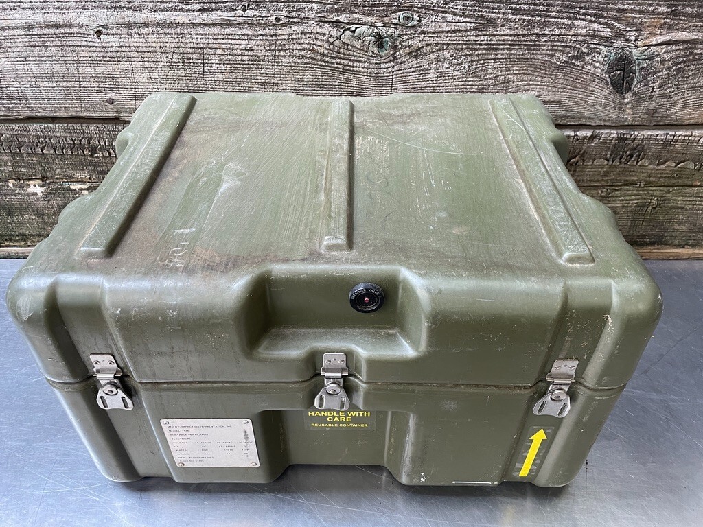 25x19x15 Exterior, Pelican Hardigg Weather Tight Transport Case Military Medical