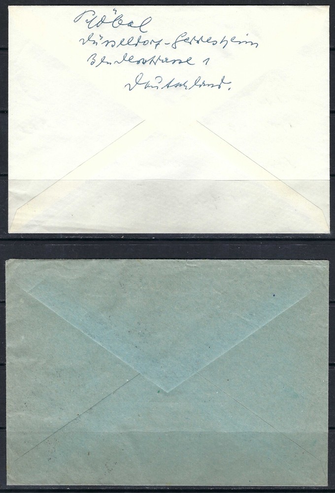 B&D: Germany ten (10) postwar covers and cards--fresh