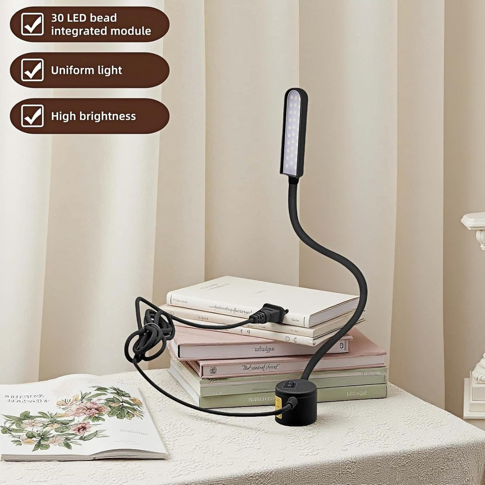 30 LED Sewing Machine Light with Super Strong Magnetic Base -Fully Flexible Sili