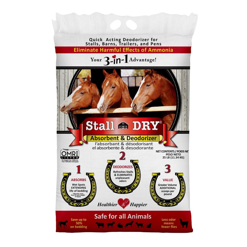 Progressive Planet Stall Dry Absorbent & Deodorizer, 25lbs - Use for Stalls, ...