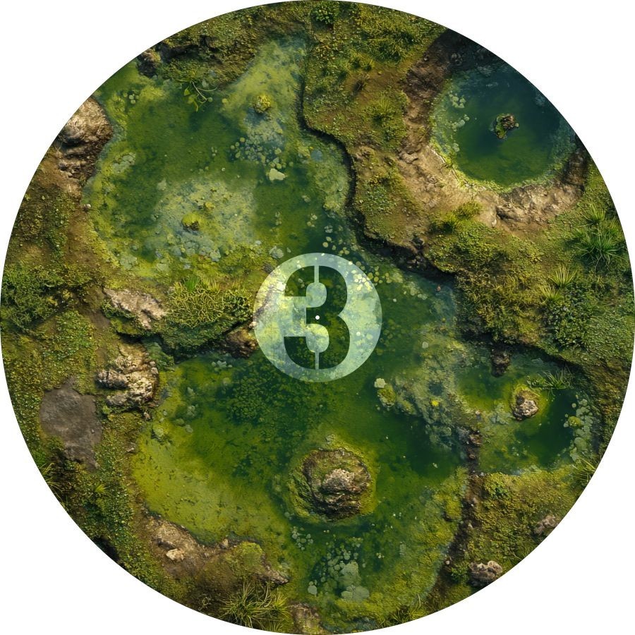 Objective Markers Set - 7.57" - Blight - Compatible w/ Warhammer 40K