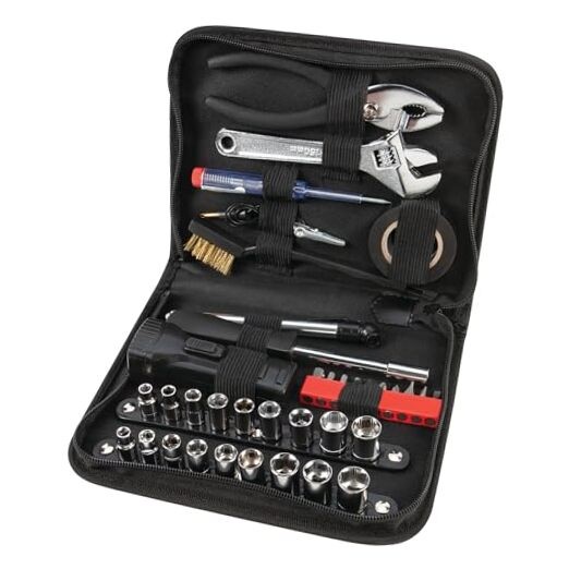 W1197 38 Piece Compact Tool Set with Zipper Case