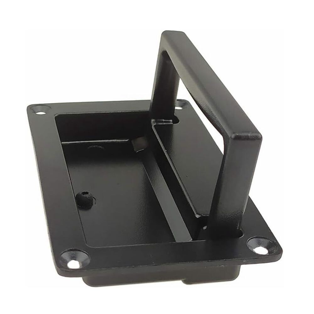 Zinc Alloy Recessed Pull Handle Container Handle Black Flush Lift Door 4.33" C77