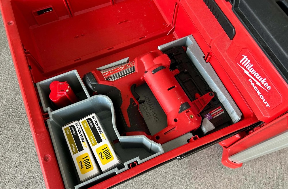 Milwaukee Packout Drawer Insert for M12 23GA Pin Nailer (Insert Only)