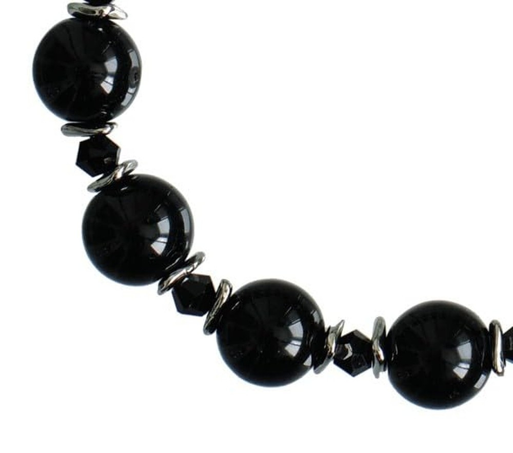 Black Onyx Rosary Bracelet (10mm)