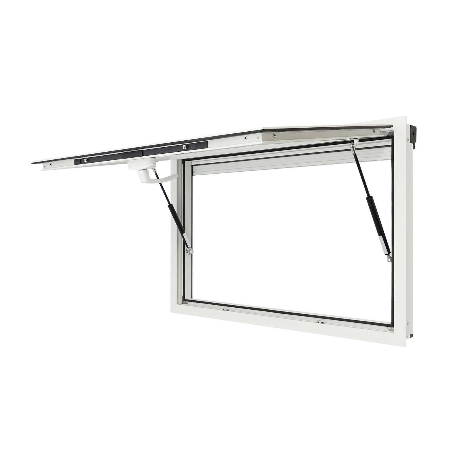 85° Rectangular Service Window For Food Trucks Serving Window 35 Inch*23 Inch