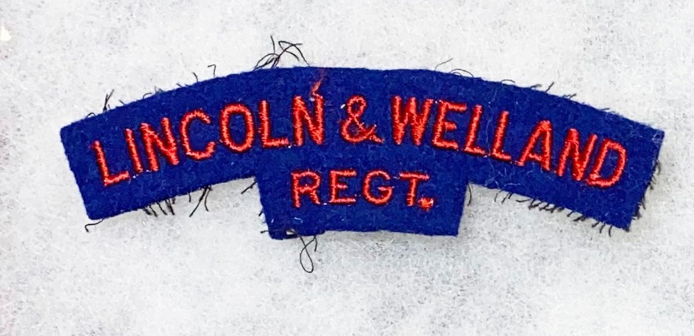 Lincoln & Welland Regiment Title / Patch Variant