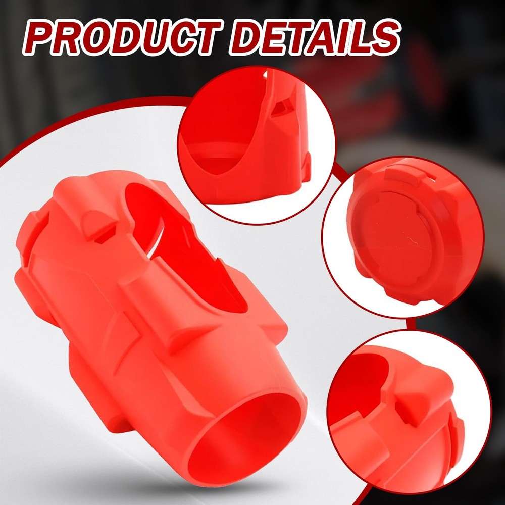 wfsulee Red Fuel Mid-Torque Impact Rubber Protective Boot Compatible With