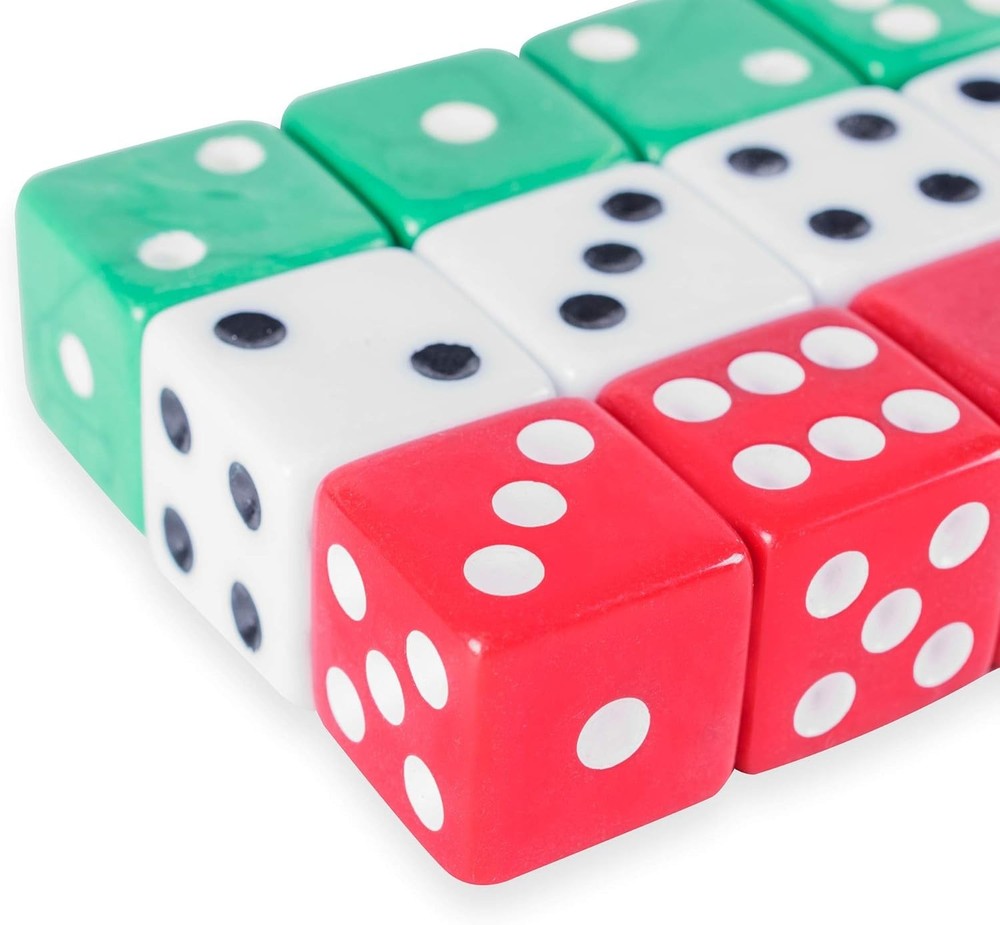 Standard 16mm Dice Multicolor 18pc