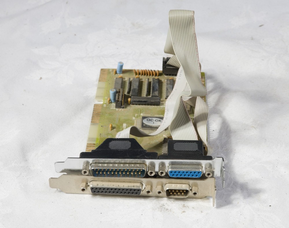 Vintage Generic IDE floppy game serial parallel adapter ISAC10