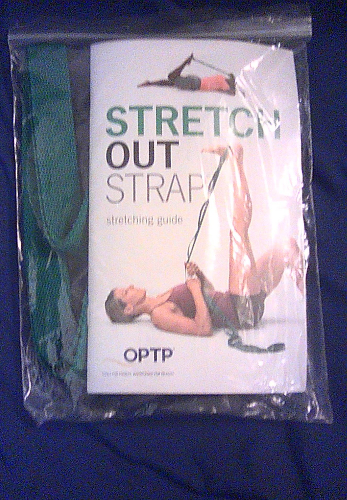 Stretch Out Strap Exercise Book Straps for Physical Therapy Yoga Stretching NEW