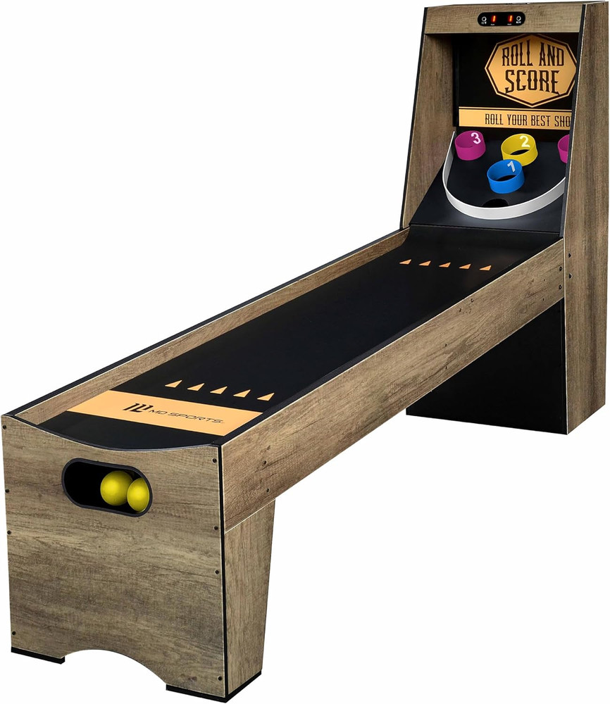 Roll & Score Arcade Game, 87" Durable Electronic Scoring with Sound Effects and