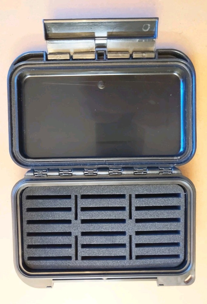 Elephant Elite Waterproof Hard Memory Card Case (Black Case, Black Foam)