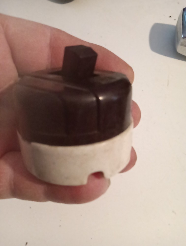 Vintage Eagle Light Switch Plastic And Porcelain
