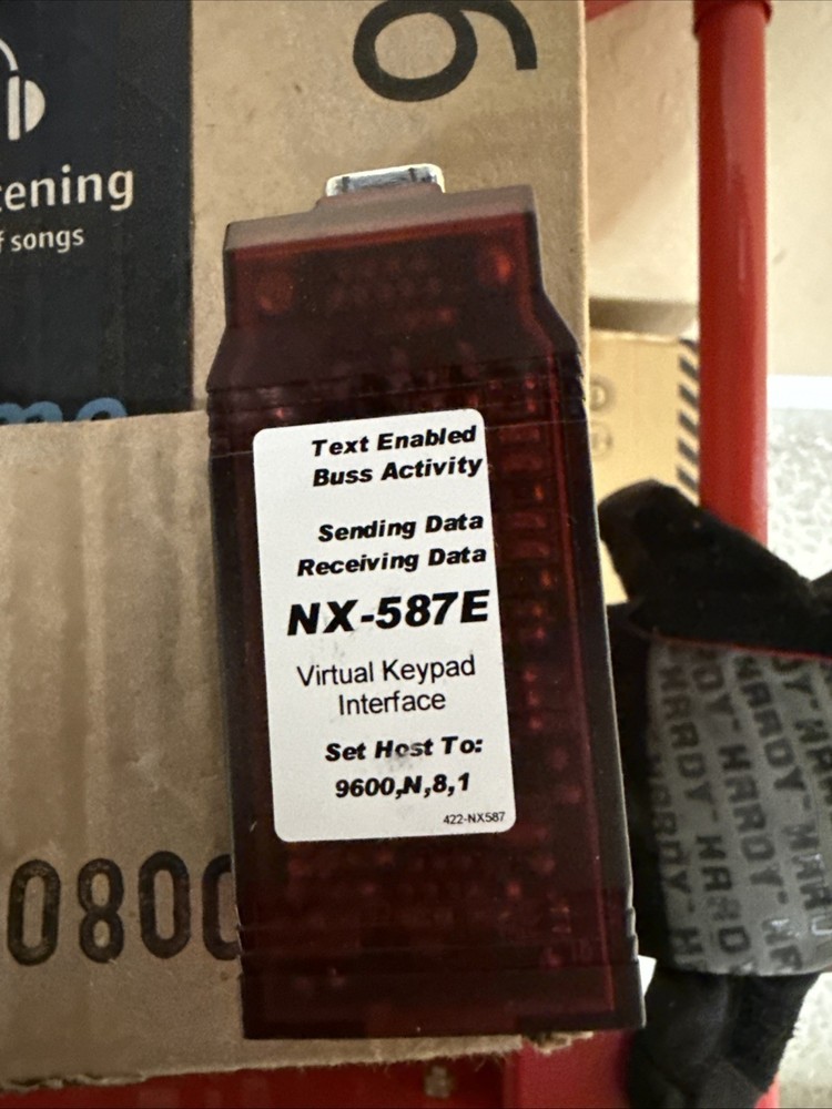 Interlogix NetworX NX-587E Virtual Keypad Module - Red