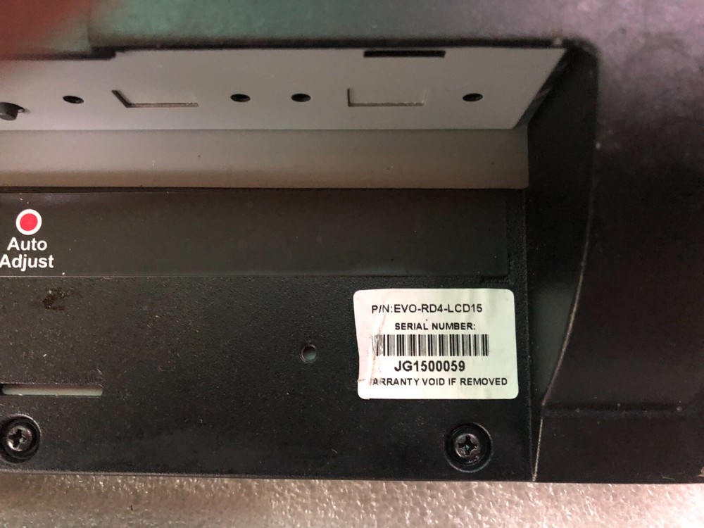 POS-X / EVO RD4-LCD15 Customer Display Kit w Cable & Mounting Bracket & Screws
