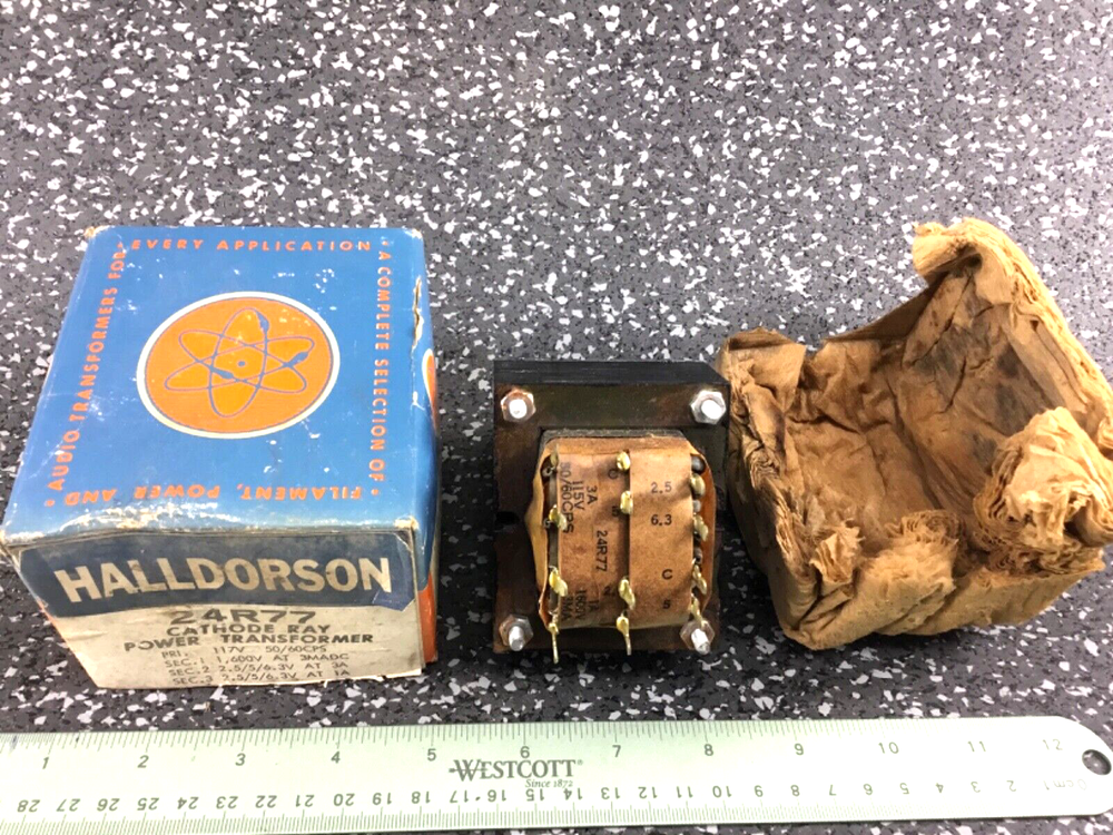 HALLDORSON 24R77 CATHODE RAY POWER TRANSFORMER