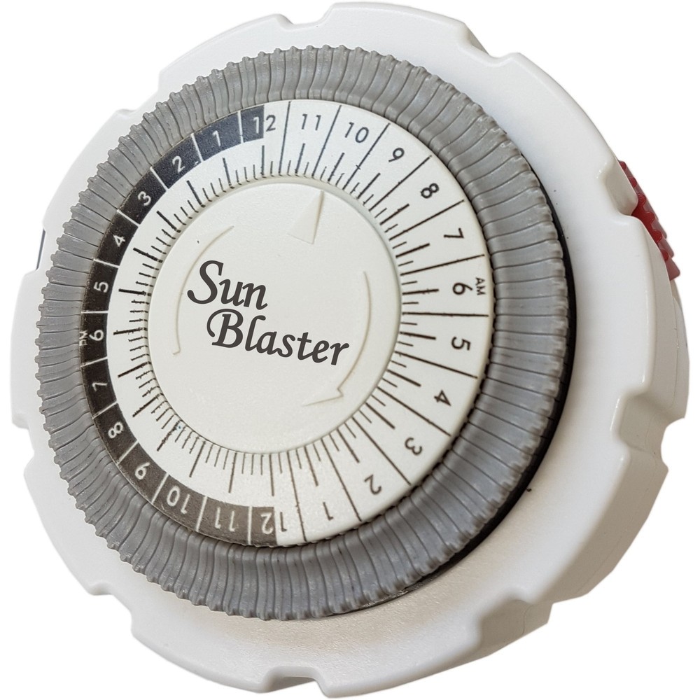 SunBlaster Single Outlet 15 Amp 24 Hour Indoor Mechanical Timer, (1400599)